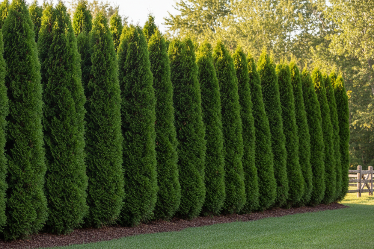 American Pillar Cedar: The "Full Speed A Hedge" Solution for Canadian Privacy